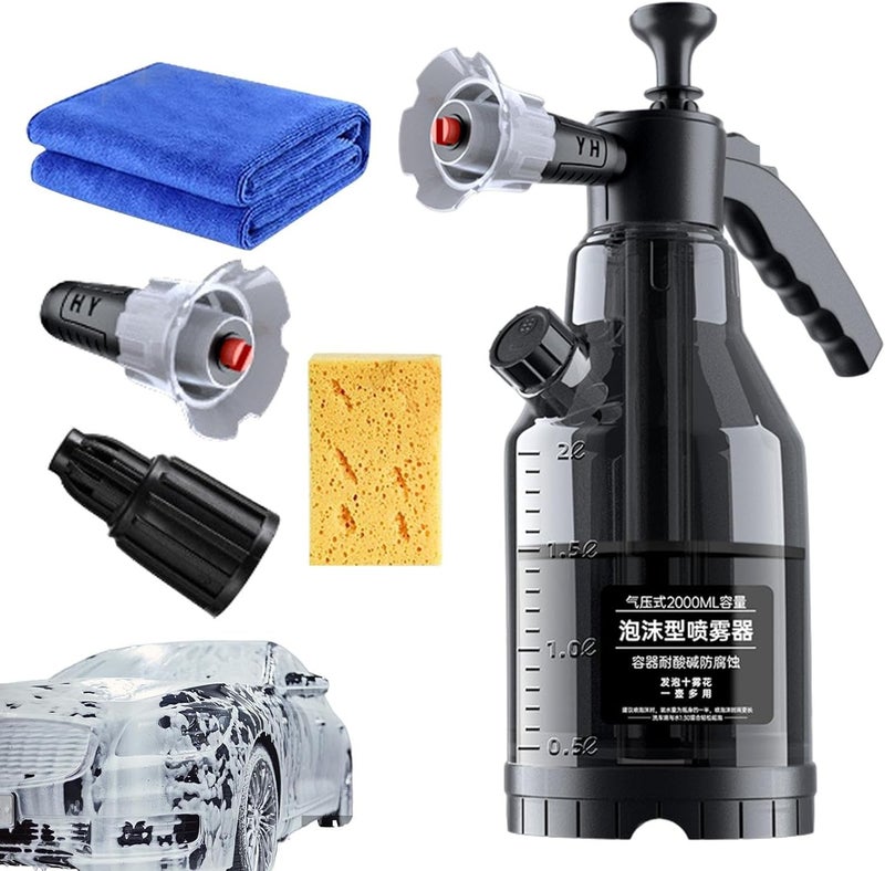 Foam Cannon for Pressure Washer | Car Truck Boat Cleaning Attachment, Ergonomic Non-Slip Handle | PP Material, Easy | Car Wash Foam Sprayer, Cleaning Supplies | Vehicle Detailing - Image 1