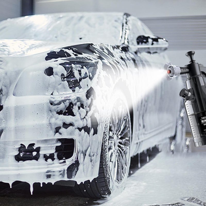 Foam Cannon for Pressure Washer | Car Truck Boat Cleaning Attachment, Ergonomic Non-Slip Handle | PP Material, Easy | Car Wash Foam Sprayer, Cleaning Supplies | Vehicle Detailing - Image 3