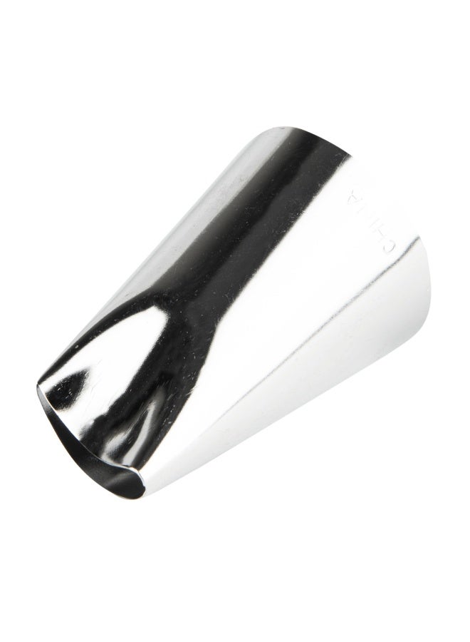 Restaurantware فوهة بتلات باستي تيك، 1 فوهة تزيين كعكة قابلة لإعادة الاستخدام - #123، مقاومة للخدوش، فوهة كريمة من الفولاذ المقاوم للصدأ، آمنة في غسالة الصحون، لتزيين الكب كيك، الكعك، أو البسكويت - Image 1