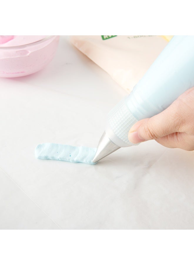 Restaurantware فوهة بتلات باستي تيك، 1 فوهة تزيين كعكة قابلة لإعادة الاستخدام - #123، مقاومة للخدوش، فوهة كريمة من الفولاذ المقاوم للصدأ، آمنة في غسالة الصحون، لتزيين الكب كيك، الكعك، أو البسكويت - Image 4