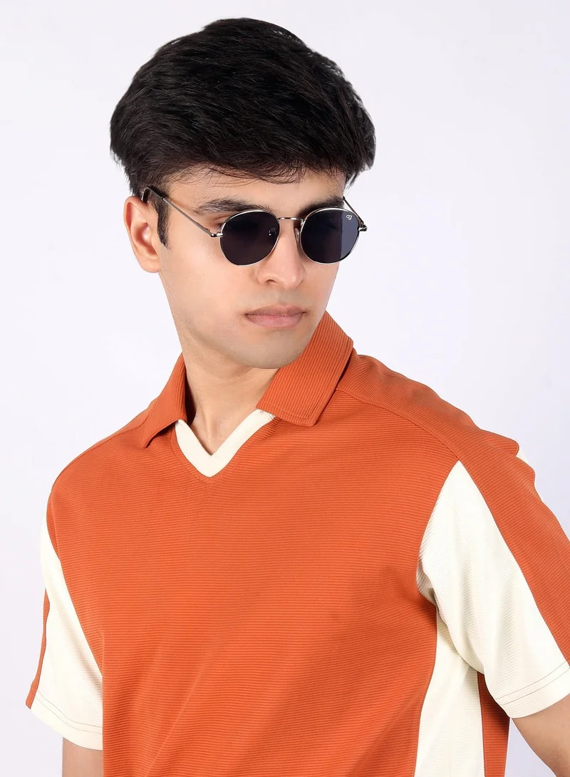 Woggles Silver Polarized Round Sunglasses