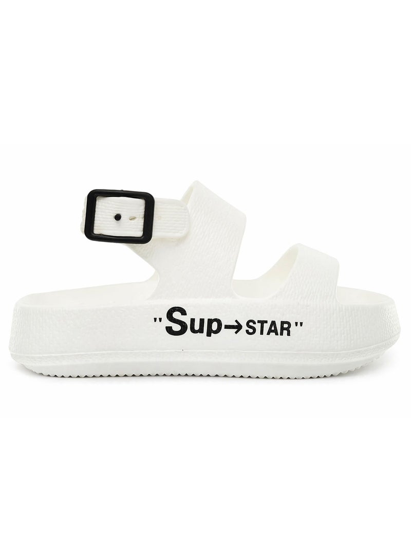 EXPRESS Eva Sandals - White - Image 1
