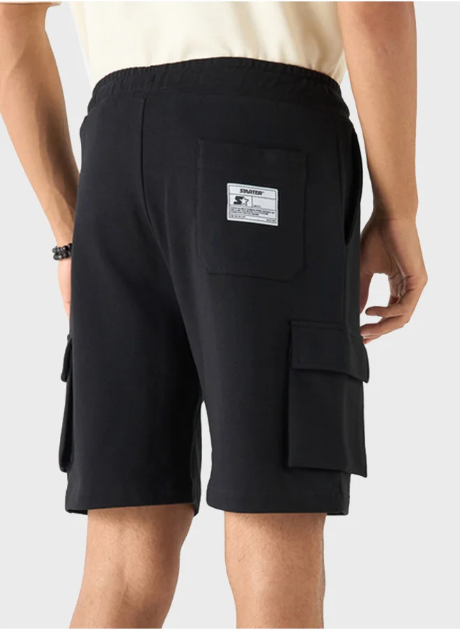 ستارتر Drawstring Logo Printed Shorts