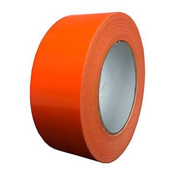 Exa Duct Tape 1.88 Inches x 60 Yards, Duct Tape for Crafts, Extra Strength, No Residue, DIY, Repairs, Indoor Outdoor Use, Book Repair, Must Have Garage Tool (1.88 X 60 Yards) (Hi Vis Orange) - Image 1