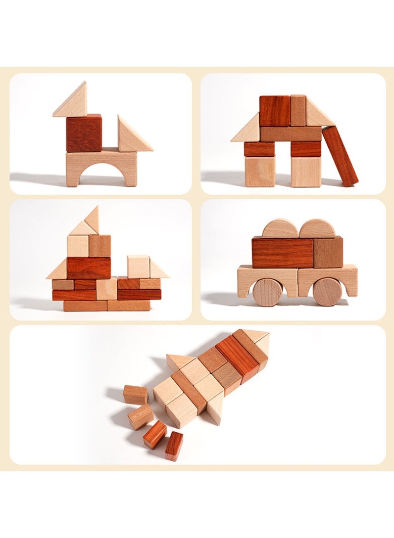 general Large Grain Teething Building Blocks - Educational Toys for Toddlers Easy to Assemble Disassemble Montessori Toys for Early Learning - Image 3