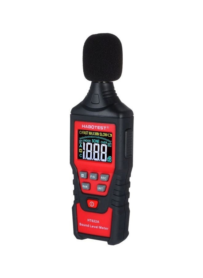 NIBEMINENT Noise Sound Level Meter Black/Red 36.00x8.00x29.00cm  - Image 1