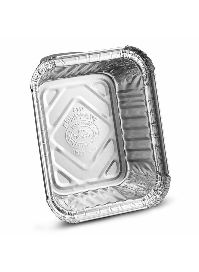 Propack [50 Pack 1lb Combo] Disposable Aluminum Foil Meal Prep Cookware Containers With Plastic Lids, Oven, Toaster, Grill, Cooking, Roasting, Broiling, Baking, Baking, Events, Take Out, Restaurant - Image 3