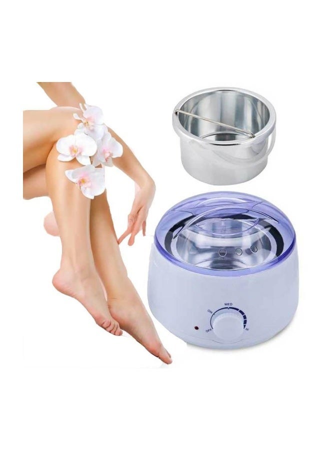 Electric Hair Removal Wax Heater (Multicolour) with Hair Removal Hot Wax 3pcs and 10 Wooden Sticks (No Waxing Paper Needed) - Image 3
