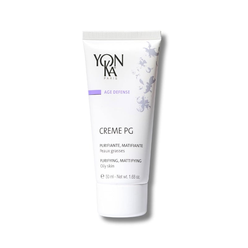 Yonka YonKa Creme PG Creme 50ml Mattifying Protective Cream for Oily Skin AntiAging Balancing Treatment for Shine and Redness ParabenFree