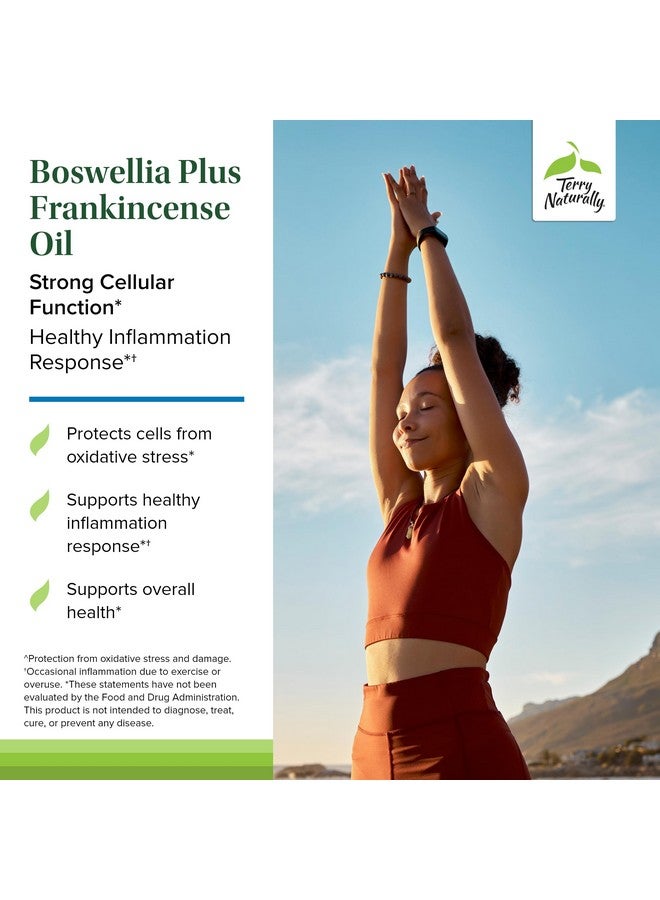 Terry Naturally Boswellia Plus Frankincense Oil - Joint Support Supplement to Support Mobility & Joint Comfort - Support Cellular Health with Boswellia & Frankincense Oil - 60 Softgels (Pack of 2) - Image 3