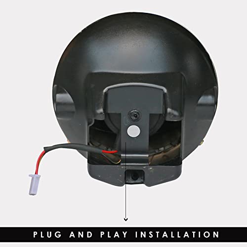 NIKAVI HLAS26 Headlight Assembly Compatible for Bajaj CT-100 (Round) - Image 3