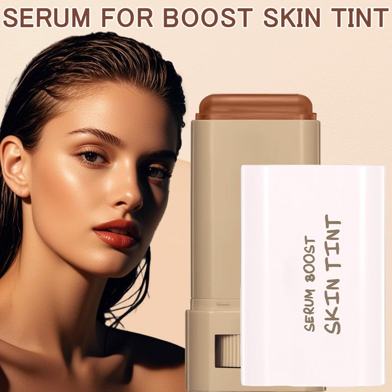 TIRDET Tinted Moisturizer Stick Serum for Boost Skin Tint, Multiuse Solid Tinted Moisturizing Foundation Stick, Natural Makeup, Solid Beauty Balm for Foundation and Contour Concealer - Image 3