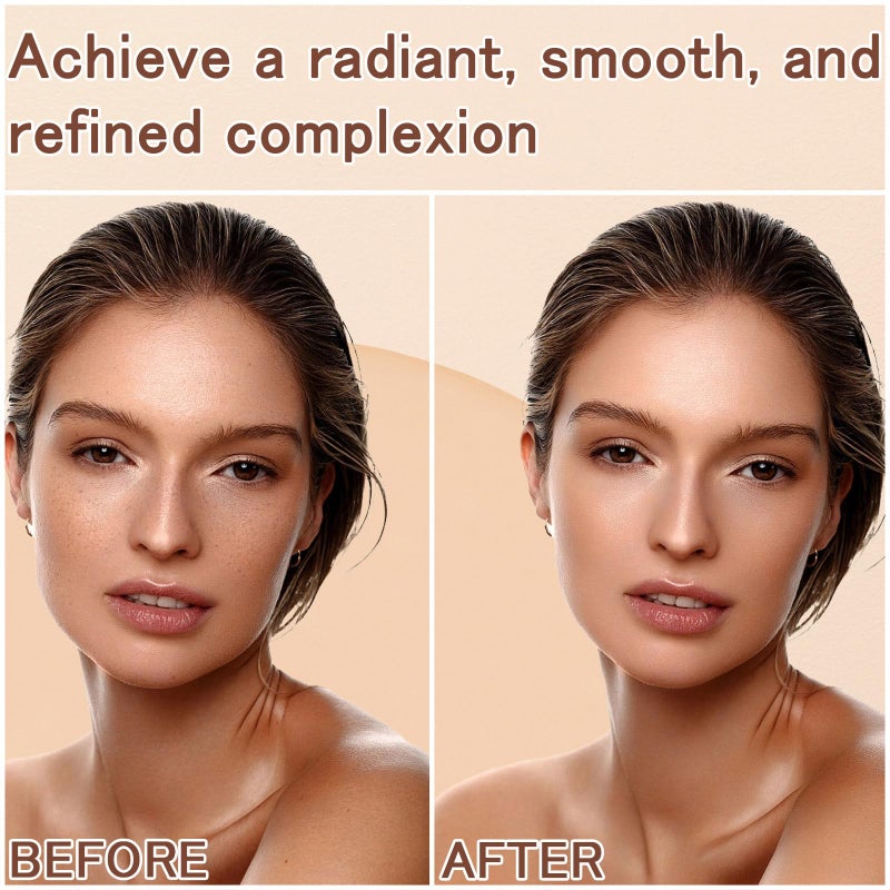 TIRDET Tinted Moisturizer Stick Serum for Boost Skin Tint, Multiuse Solid Tinted Moisturizing Foundation Stick, Natural Makeup, Solid Beauty Balm for Foundation and Contour Concealer - Image 5