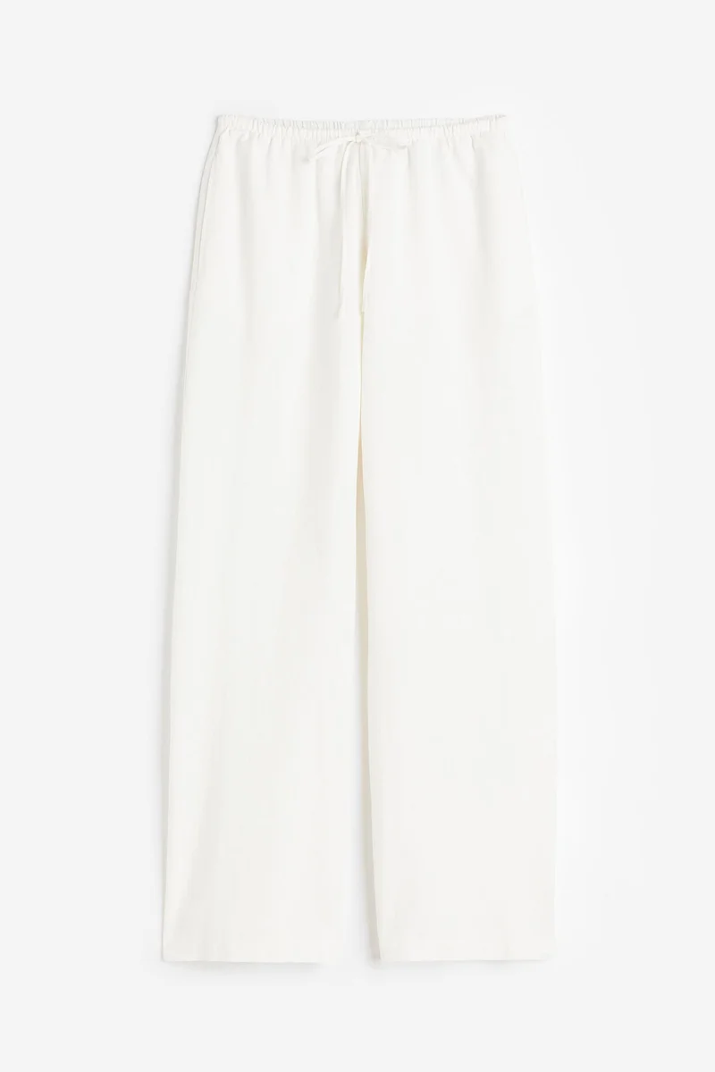 H&M Linen-blend trousers
