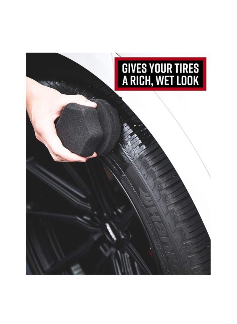 Adam's Polishes Adam's Polishes Tire Shine 16oz Easy to Use Spray Tire Dressing With SiO2 for Glossy Wet Tire Look With No Sling Works on Rubber Vinyl & Plastic.  - Image 4