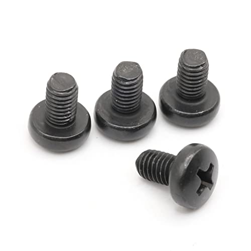 ReplacementScrews براغي لوحة الترخيص متوافقة مع تسلا موديل Y (My) - فولاذ مقاوم للصدأ - أكسيد أسود - طول متوسط - خلفي (عبوة من 4) - Image 4