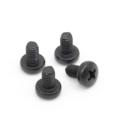 ReplacementScrews براغي لوحة الترخيص متوافقة مع تسلا موديل Y (My) - فولاذ مقاوم للصدأ - أكسيد أسود - طول متوسط - خلفي (عبوة من 4) - Image 3