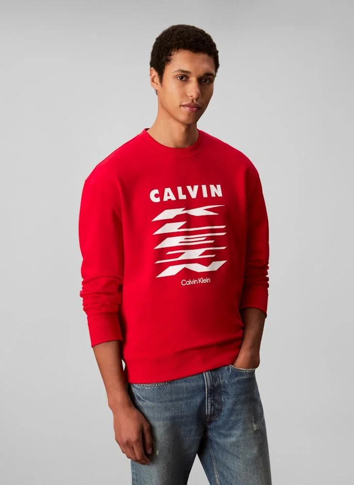 Calvin Klein Jeans Logo Graphic Sweatshirt