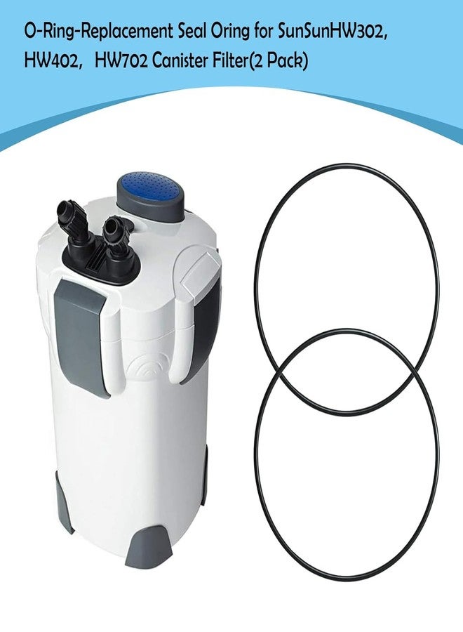 STPCTOU Canister Filter O Ring for SunSun HW302, HW402, HW702 (2PCS - Image 4