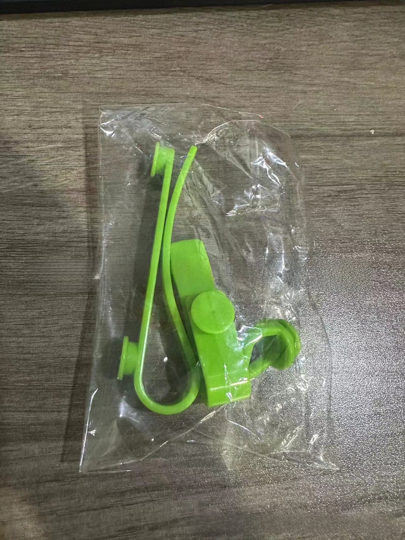 Beach EVA Clog Charm Bogg Bag Keychain Hook Green 