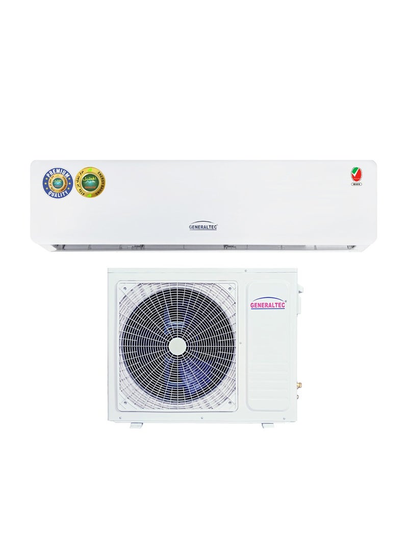 GENERALTEC - Generaltec 2.5 Ton Split Air Conditioner with Rotary Compressor T3 – 5 Years Compressor Warranty, 4-Way Swing, Golden Fin, Remote Control - Image 1