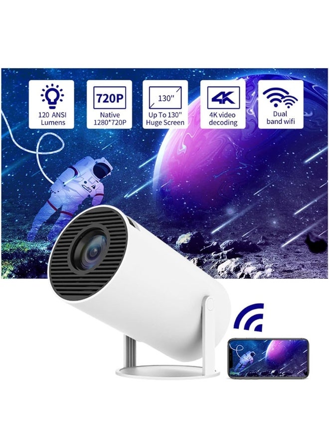 High Peak Infinity Projector, Smart Projecty Projector, Portable Mini HD Magic Screen Projector, Magcubic HY300 Auto Keystone Correction Portable, With 2.4/5G WiFi and Bluetooth, 180 Degree Flip  - Image 2