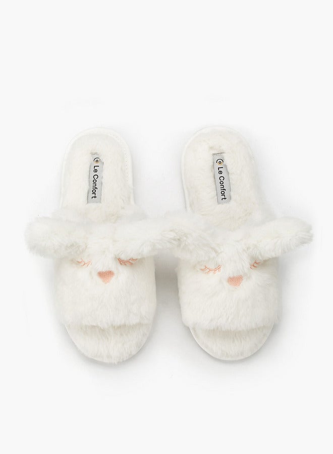 Le Confort Women Ear Applique Bedroom Slippers - Image 3