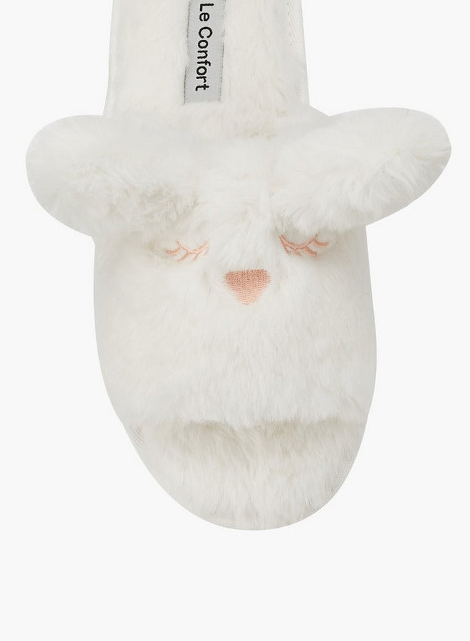 Le Confort Women Ear Applique Bedroom Slippers - Image 4