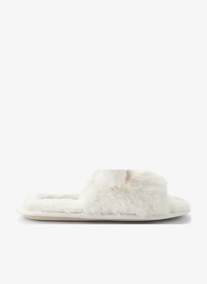 لو كونفورت شباشب نسائية بتطريز أذن لغرفة النوم