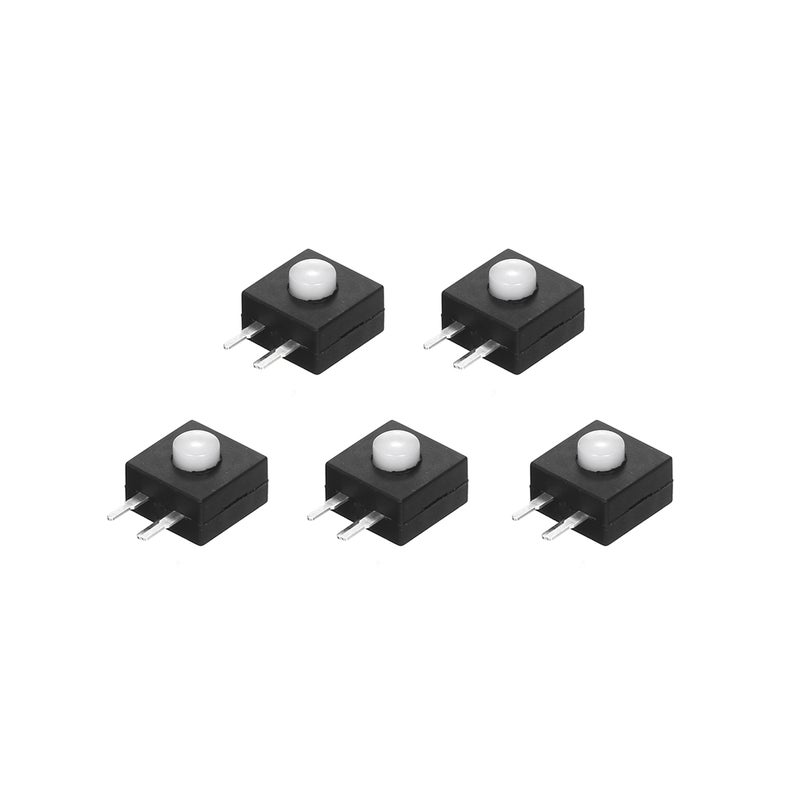50PCS Rechargeable Flashlight  3 Pin Switch 4mm Push Button Micro Power Switch DIY Electronic Projects for Electric Torch - Image 2