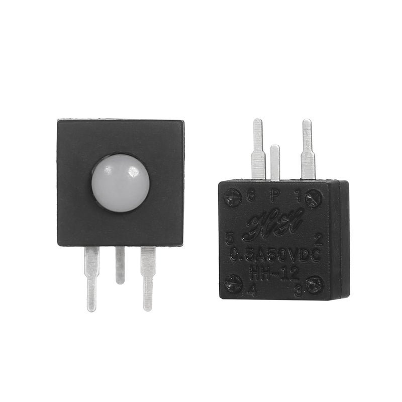 50PCS Rechargeable Flashlight  3 Pin Switch 4mm Push Button Micro Power Switch DIY Electronic Projects for Electric Torch - Image 5