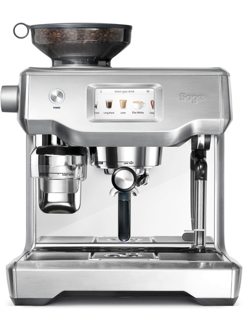 Sage The Oracle Touch –Bean-to-Cup Espresso Machine, Touchscreen, Auto Grind & Tamp, Milk Frother – Brushed Stainless Steel - KSA Version, 2 Year Manufacturer Warranty - Image 1