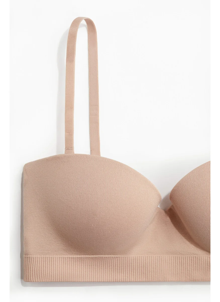اتش اند ام Seamless Padded Balconette Bra