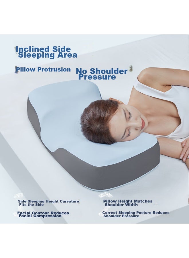 Aeromax Memory Foam Cervical Pillow, Cloud-like Deep Sleep Pillow Core, Neck Support Pillow For Adults, Patented Design For Sleeping - Image 1
