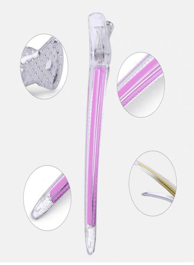 AKADO Section Clips For Hair Styling Professional Salon Hair Styling/Salon Clamp Grips for Hair Cutting, Hair Roller Clips(Pack of 4 pcs). - Image 2