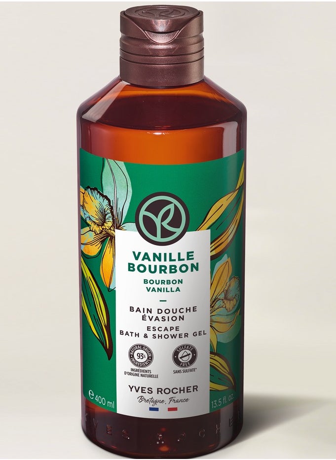 Yves Rocher Bourbon Vanilla Escape Bath & Shower Gel 400ml  - Image 1