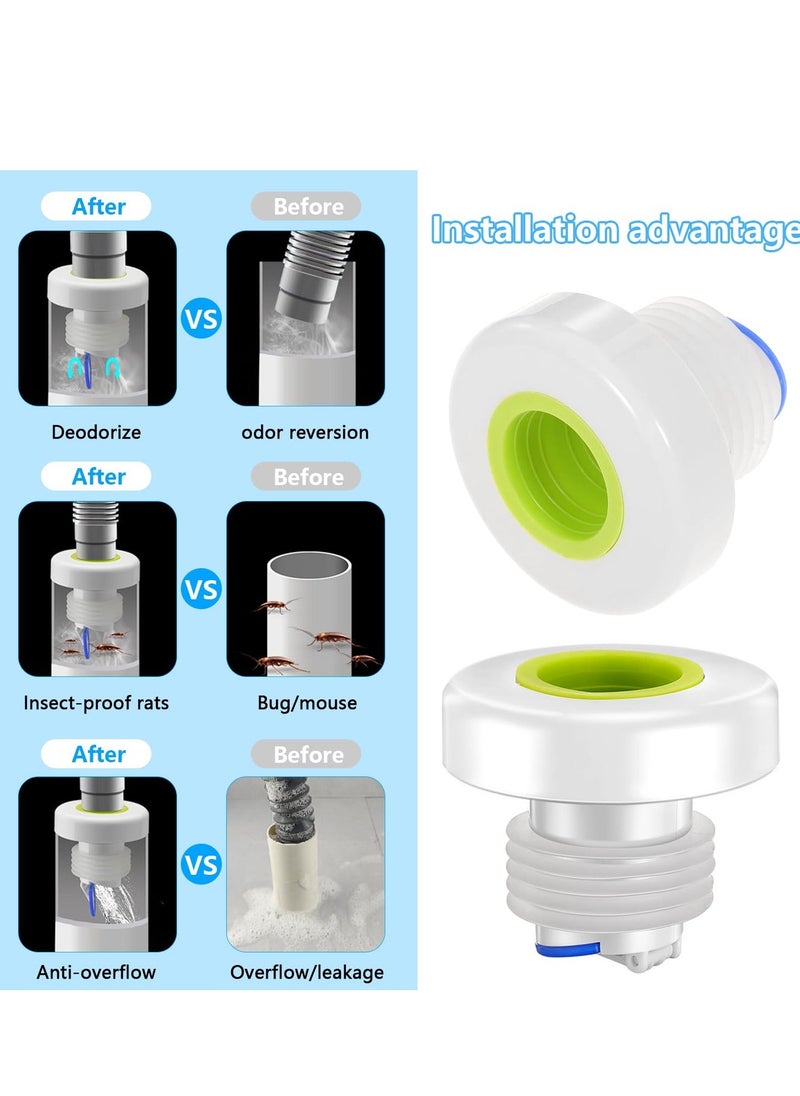 Sewer Hose Sealing Plug, Drain Pipe Seal Deodorant, Suitable for Bathroom Laundry Washing Machine Kitchen Cleaning Tools