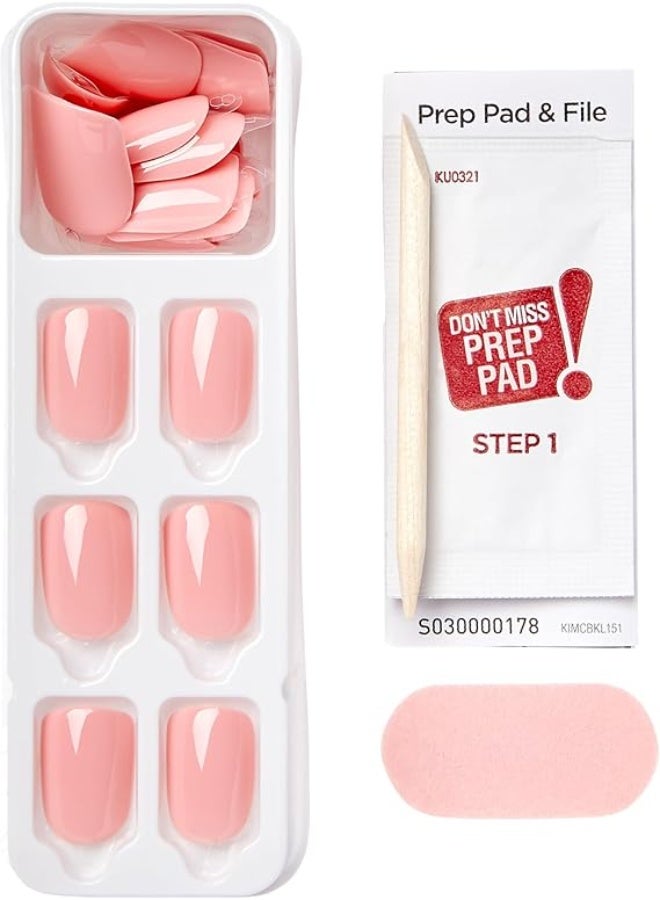 Impress ImPRESS Color Short Pink Press-On Manicure Nails - Image 4