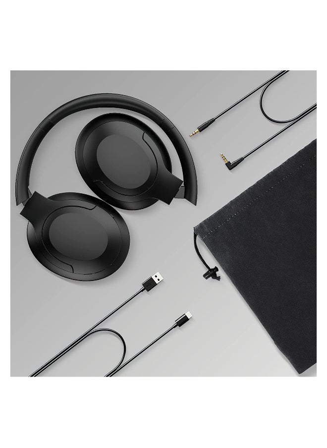 Active Noise Canceling In-Ear Headphones Bluetooth 5.0 Wireless 40 Hours Long Battery Life ANC 25dB Noise Cancellation CVC 80 Microphone for Phone and TV, Hi-Fi Sound, USB Type-C Fast Charging