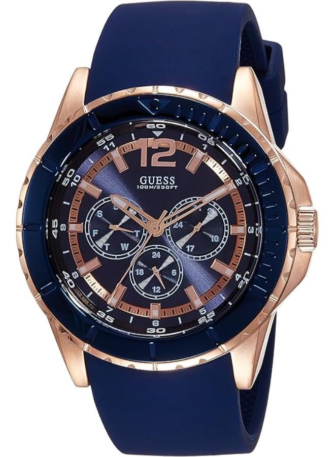 GUESS Men's Water Resistant Silicone Analog Watch W0485G1 - Image 1