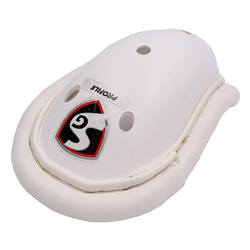 SG Profile Abdominal Cricket Pad (White / Size:Men) | Ultimate Comfort | High-Quality Material | Soft Feel | Superior Shock Absorption - Image 2