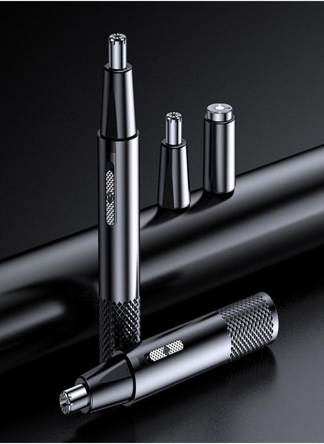 Gasin USB Rechargeable Nose Hair Trimmer Black  - Image 2