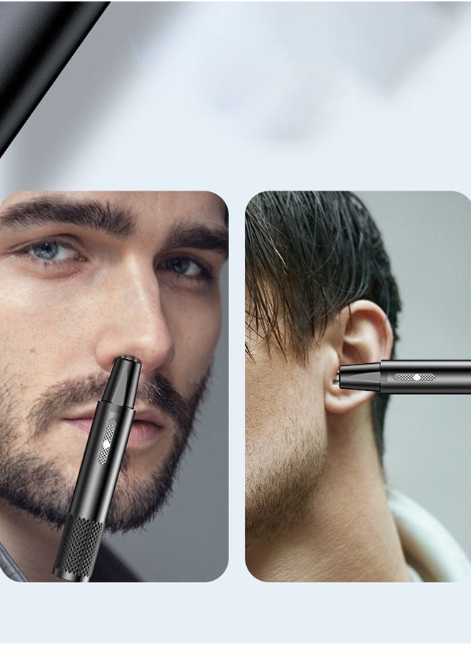 Gasin USB Rechargeable Nose Hair Trimmer Black  - Image 5
