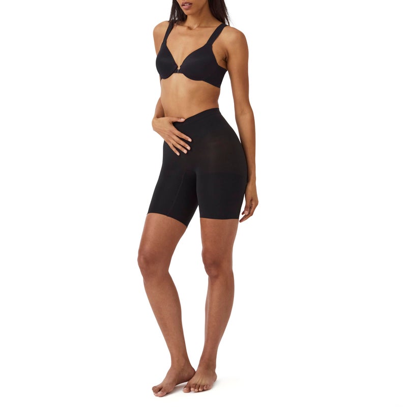 SPANX Seamless Power Short - Core Shapewear - Lightweight, All-Day Shaping - Comfortable Support - No Panty Lines - Body Shaper Shorts - Very Black - Medium - Image 2