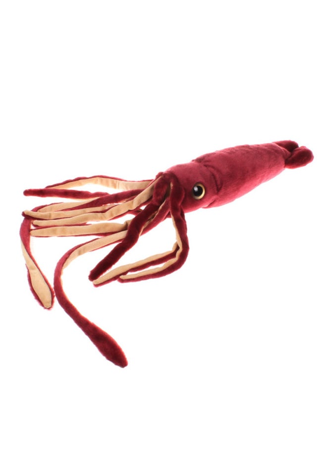 Wine Red Deep Sea Squid Plush Toy Simulation Octopus Octopus Creative Doll Wild Animal Spot-Color:Wine Red-Height:65cm (with Whiskers)