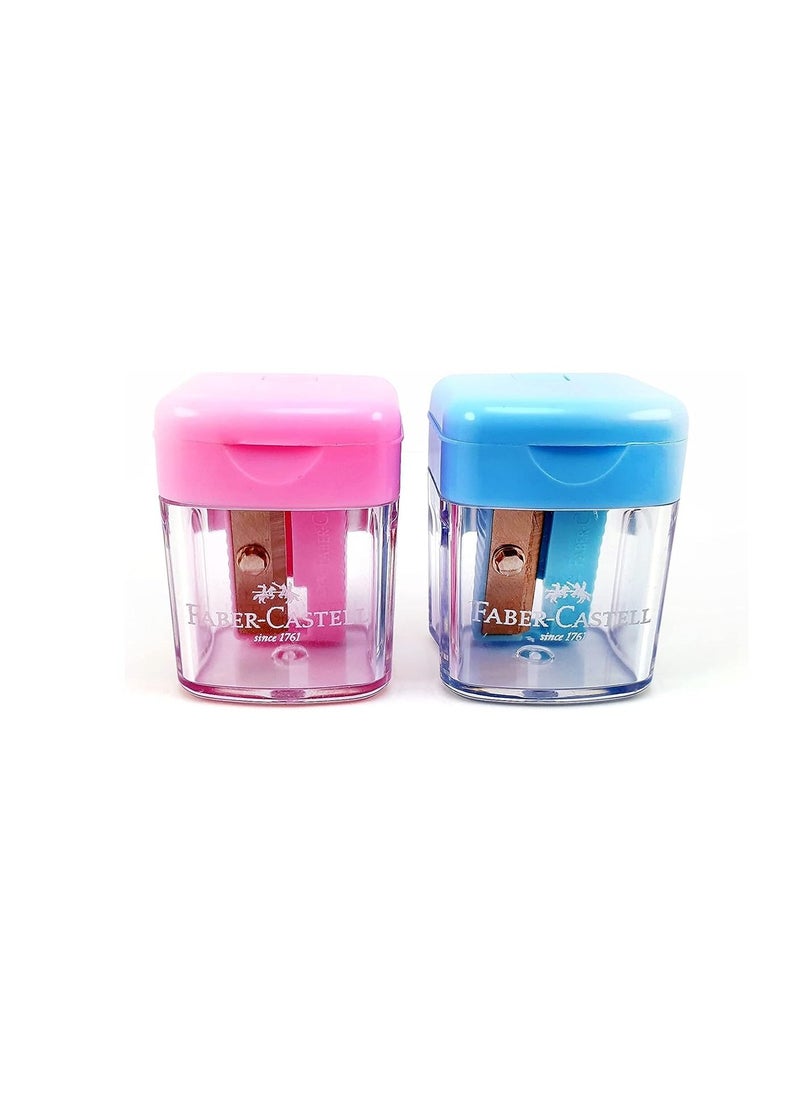 FABER-CASTELL 4-Piece Mini Pastel Sharpeners Multicolour  - Image 3