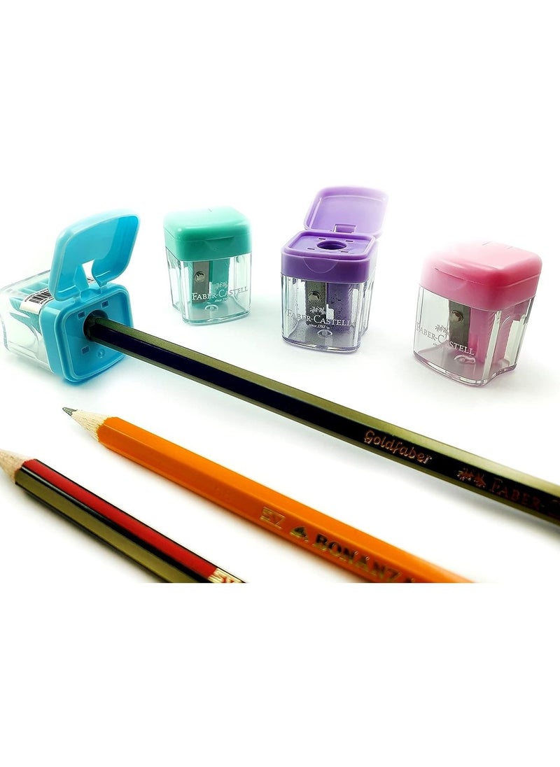 FABER-CASTELL 4-Piece Mini Pastel Sharpeners Multicolour  - Image 2