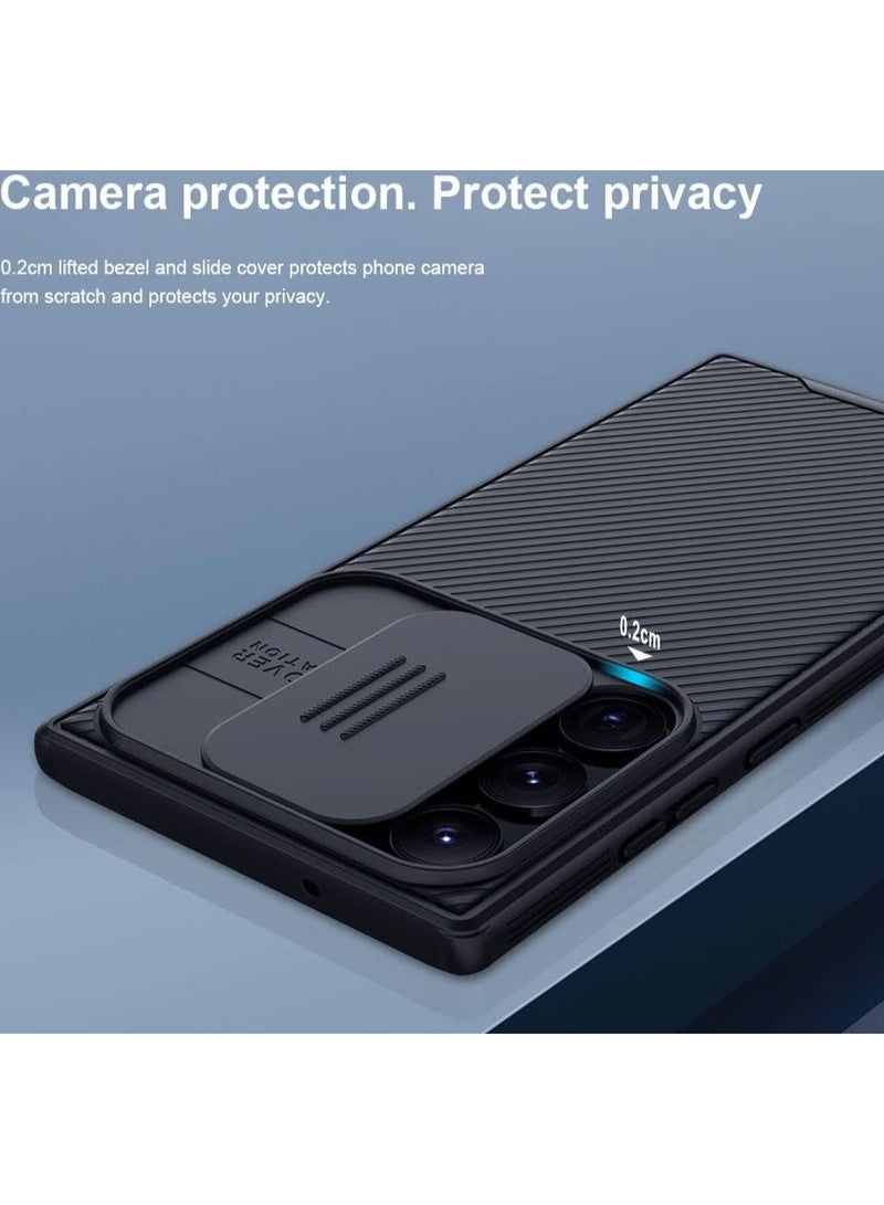 Nillkin CamShield Pro Series Cover Case Designed For Samsung Galaxy S23 Ultra - Black - Image 4
