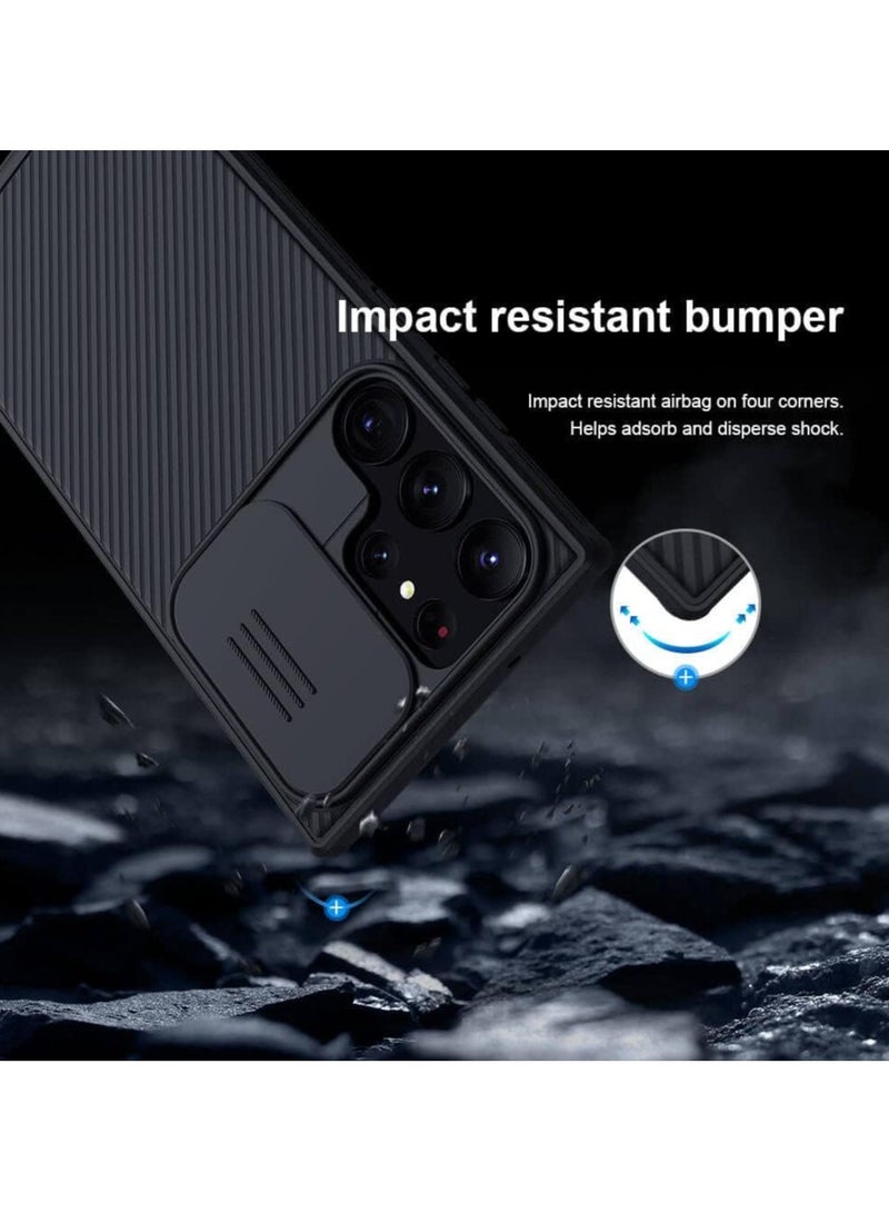 Nillkin CamShield Pro Series Cover Case Designed For Samsung Galaxy S23 Ultra - Black - Image 3