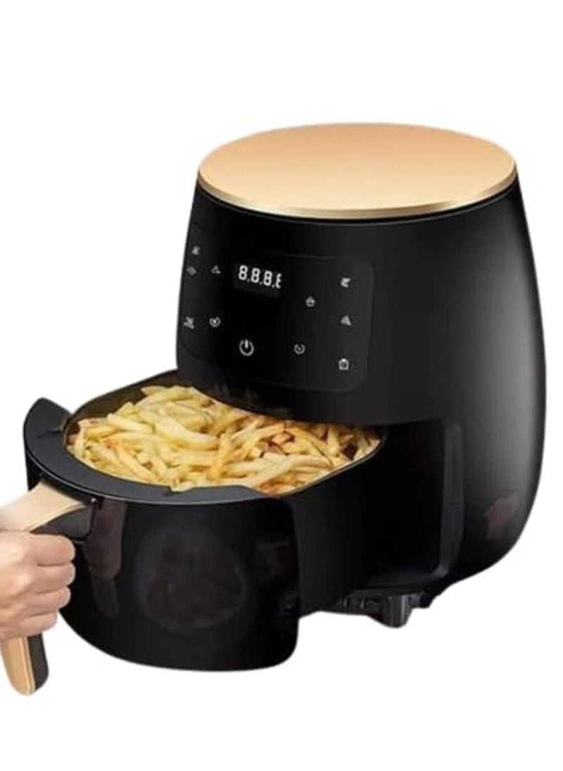 SILVER CREST 6L Oil-Free Electric Air Fryer – Large Capacity Non-Stick Fryer for French Fries, Sweet Potatoes & More – Fat Reduction & Preset Cooking for 4-5 People  - Image 1